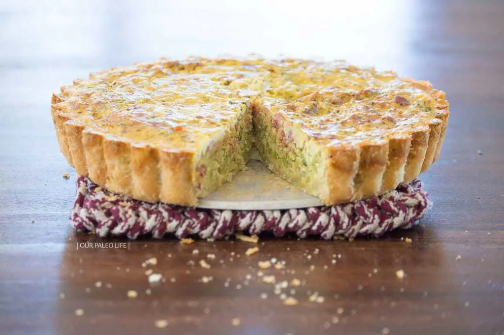 Broccoli Bacon Breakfast Quiche {Whole30} - Shuangy's Kitchensink