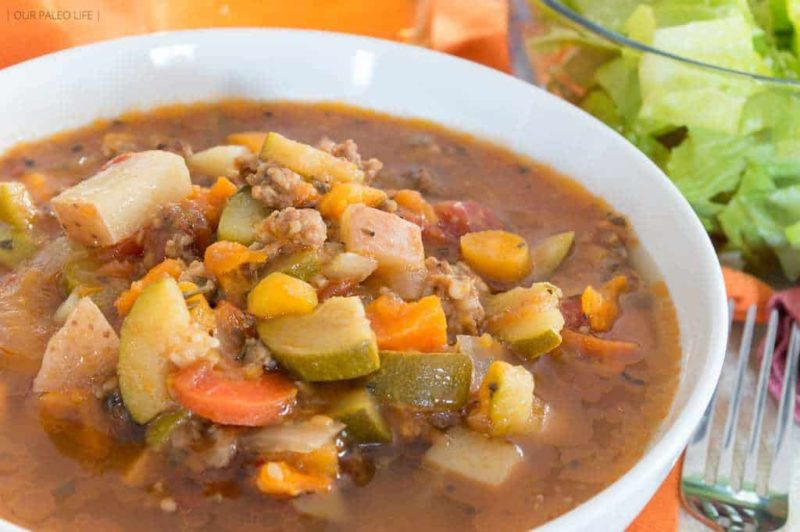 Paleo Minestrone Soup Recipe (using a Instant Pot or Crockpot)