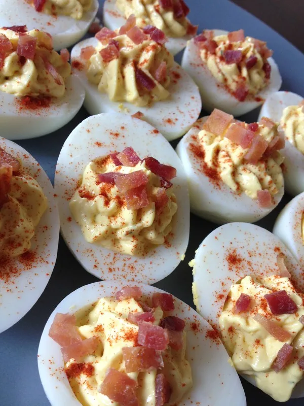 Bacon Deviled Eggs {Paleo, Whole30}