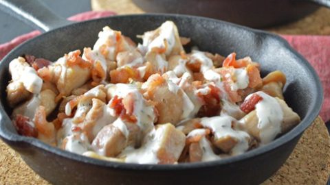 Chicken Bacon Ranch Skillet - Mom to Mom Nutrition