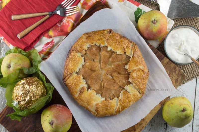 Rustic Pear Galette Recipe - Paleo Dessert (Grain & Dairy Free)