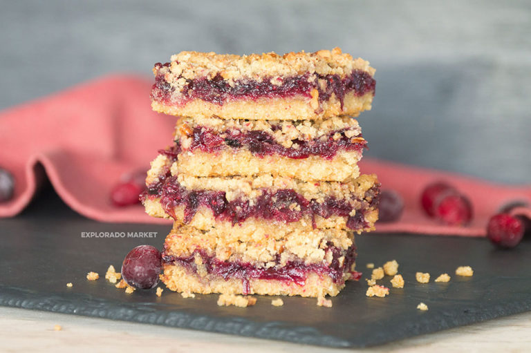 Keto Berry Crumble Bar Recipe - Low Carb Dessert