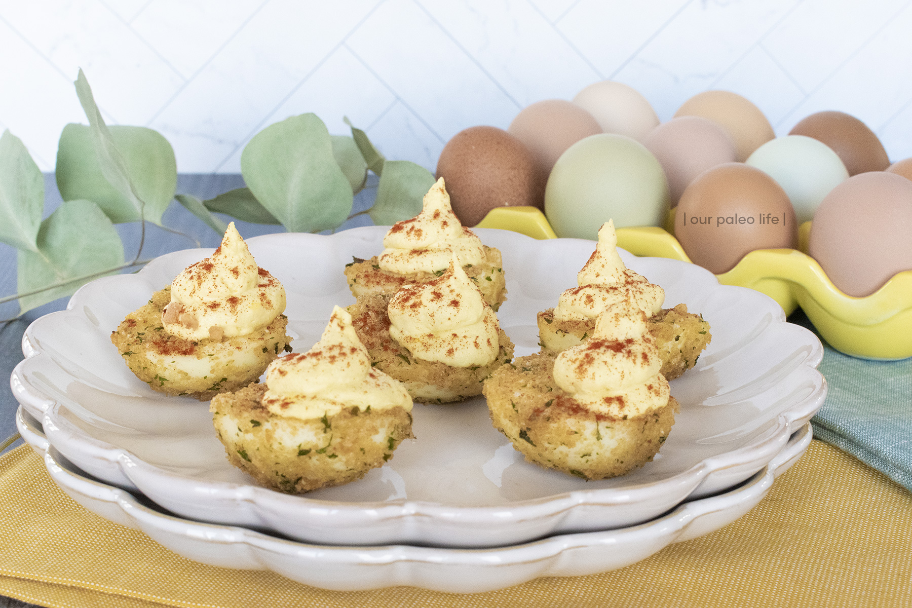 AirFried Deviled Eggs (Keto & Low Carb Air Fryer)