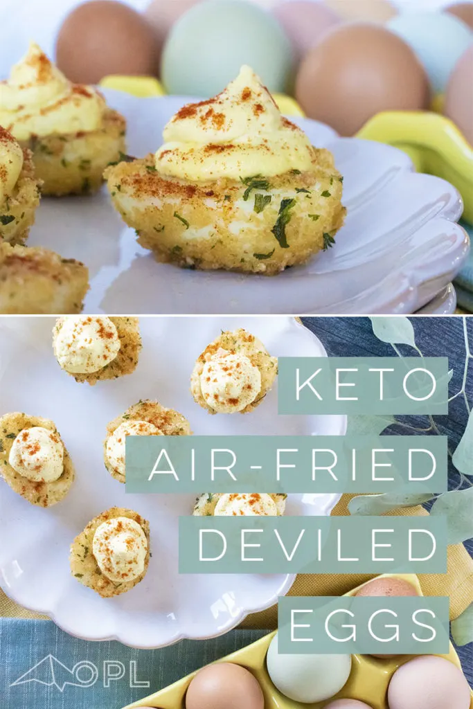 Air-Fried Deviled Eggs (Keto & Low Carb - Air Fryer)