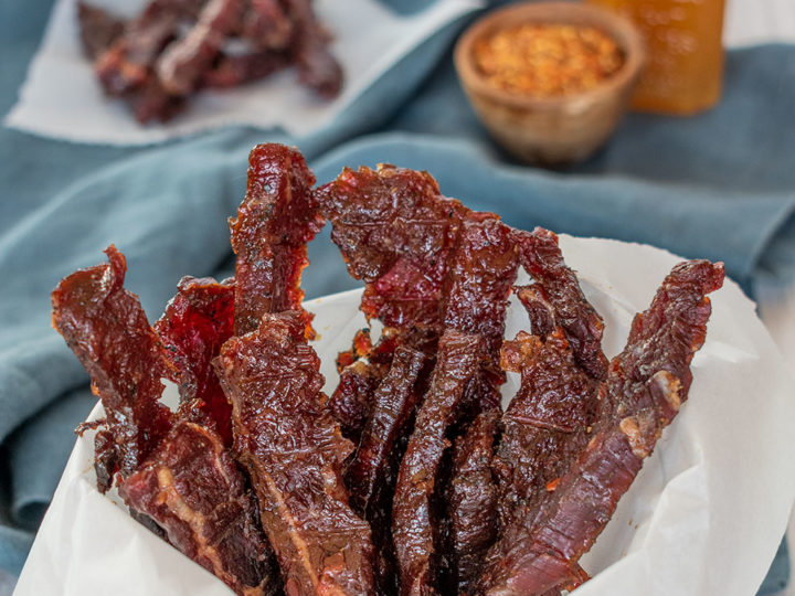Spicy) PALEO Smoked Approved! Beef (Sweet + Jerky &
