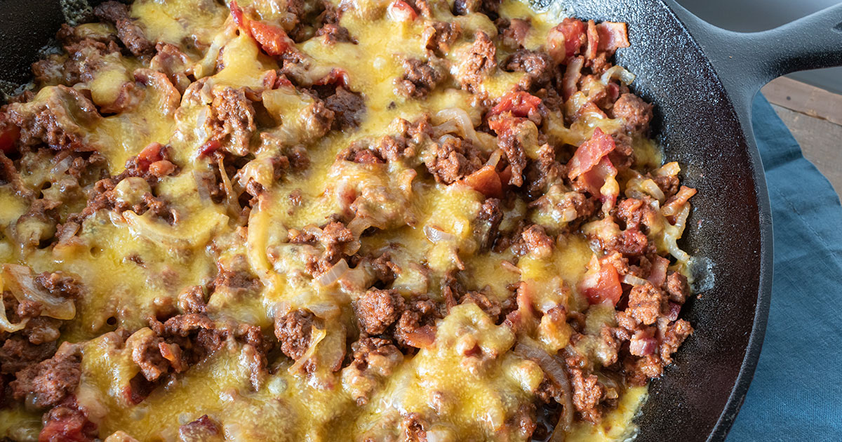 Keto Cheeseburger Casserole 